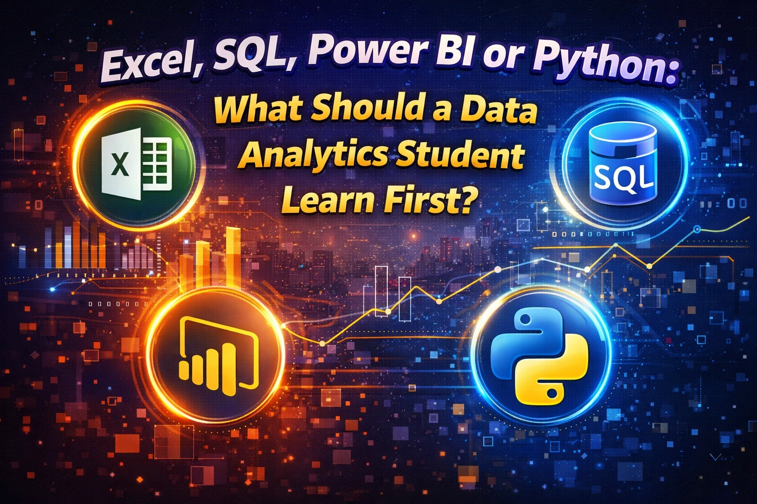 Excel, SQL, Power BI or Python: What Should a Data Analytics Student Learn First?